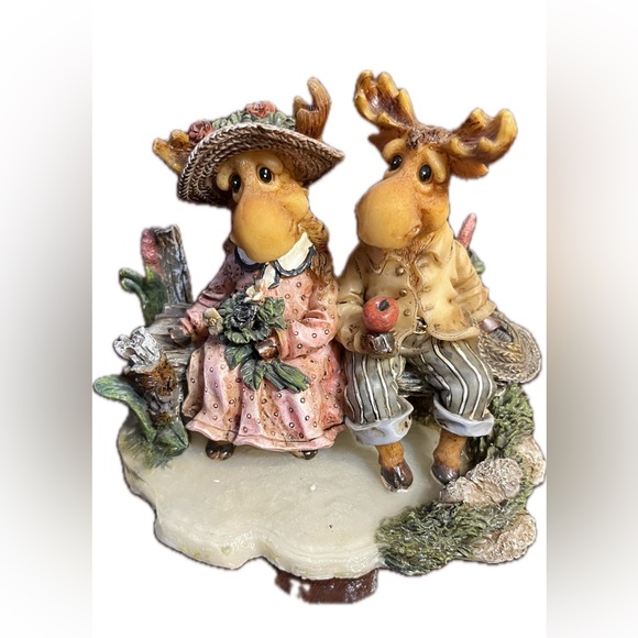 Vintage Mooseberry Farms moose characters 1996 Moose Creek Crossing 1995 - Picture 7 of 16